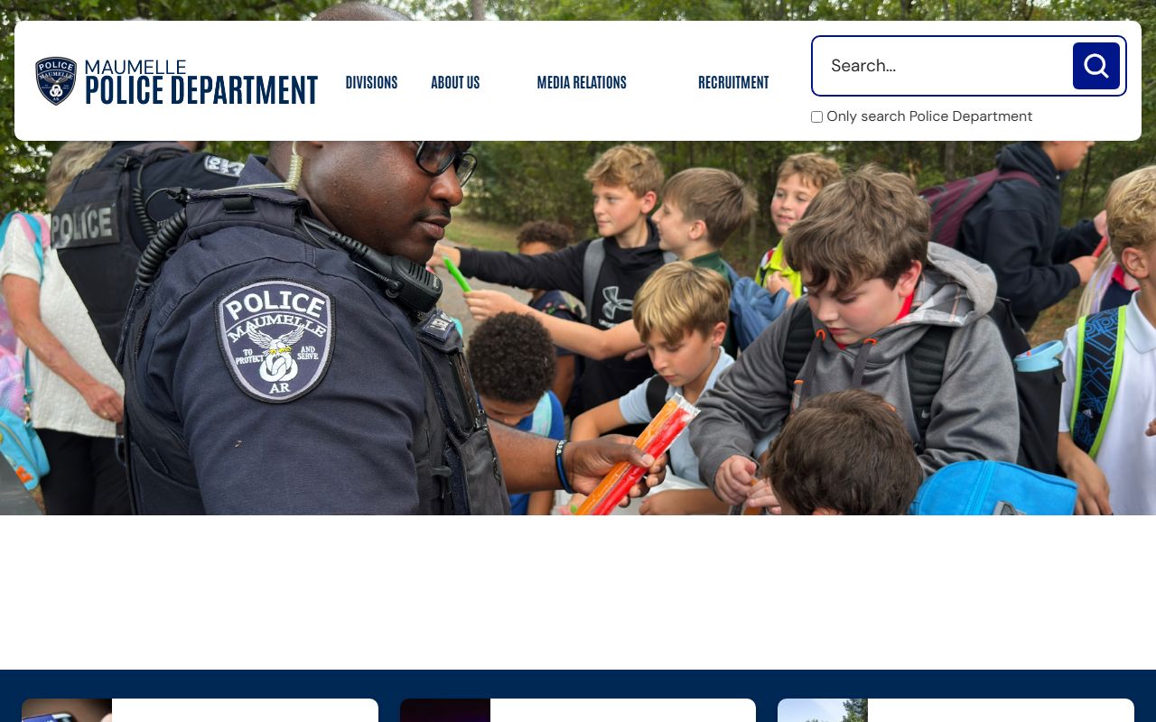 Maumelle Police Department sex offender registration