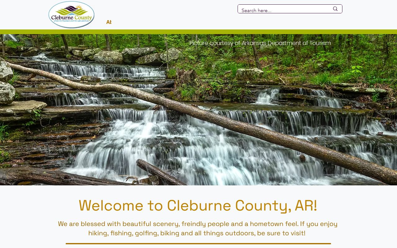 Cleburne County Arkansas government website sex offender resources