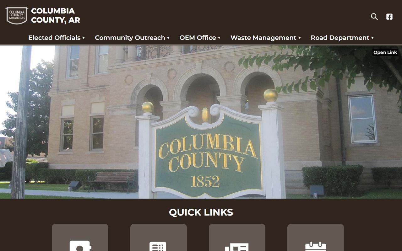 Columbia County Arkansas government website sex offender resources