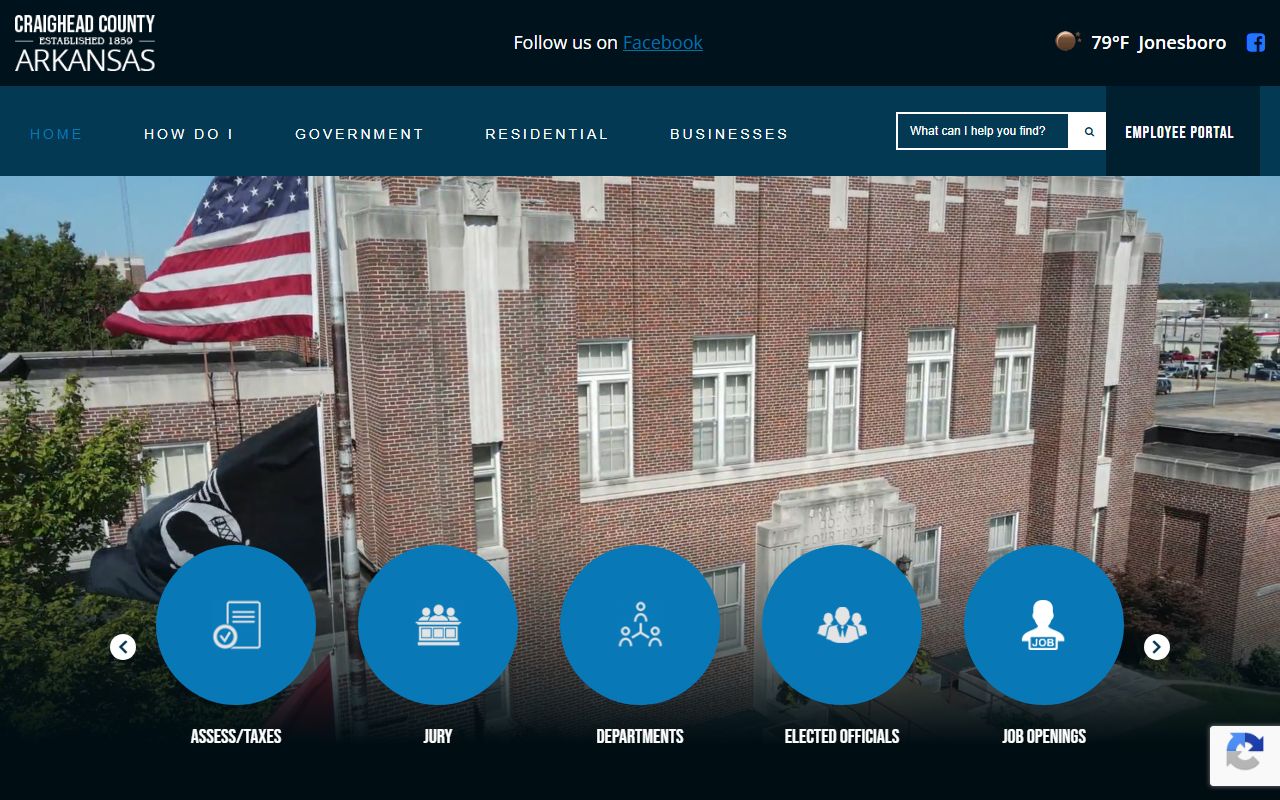 Craighead County Arkansas government website sex offender resources