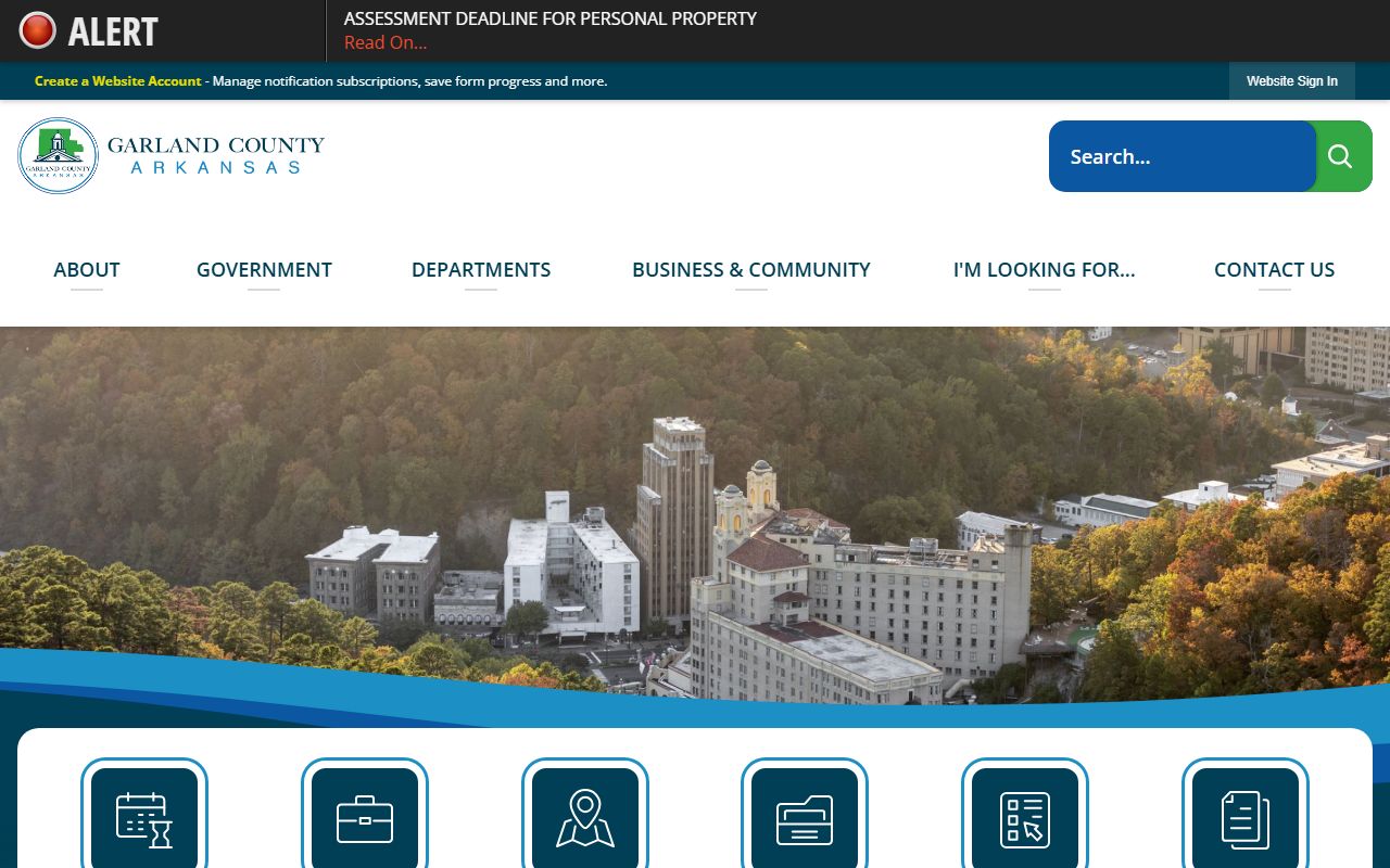 Garland County government public records management system