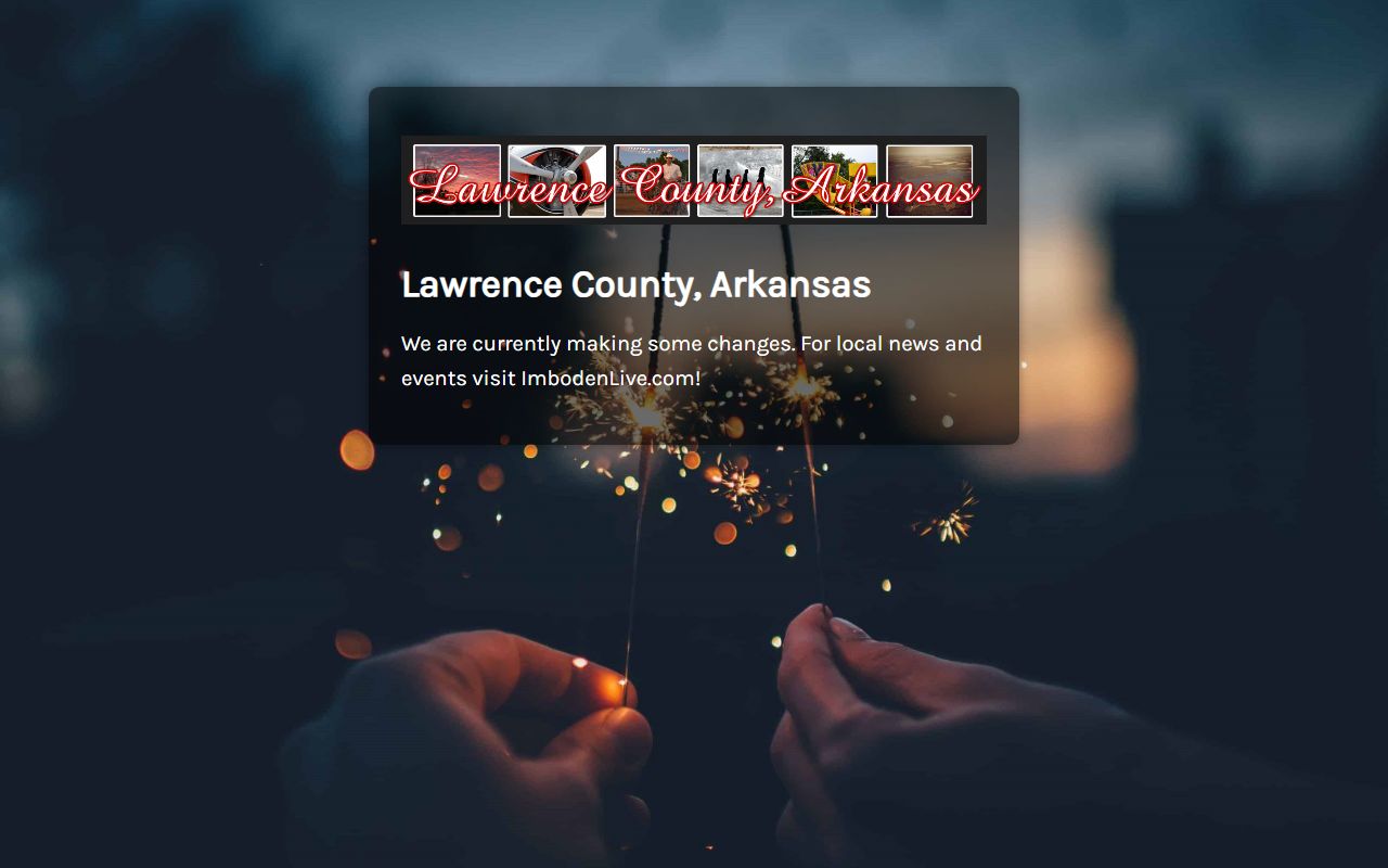 Lawrence County Arkansas government website sex offender resources