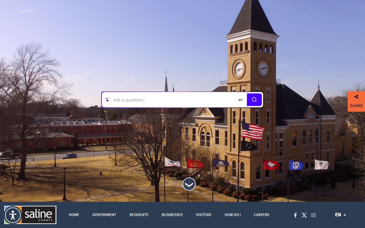 Saline County government website sex offender records