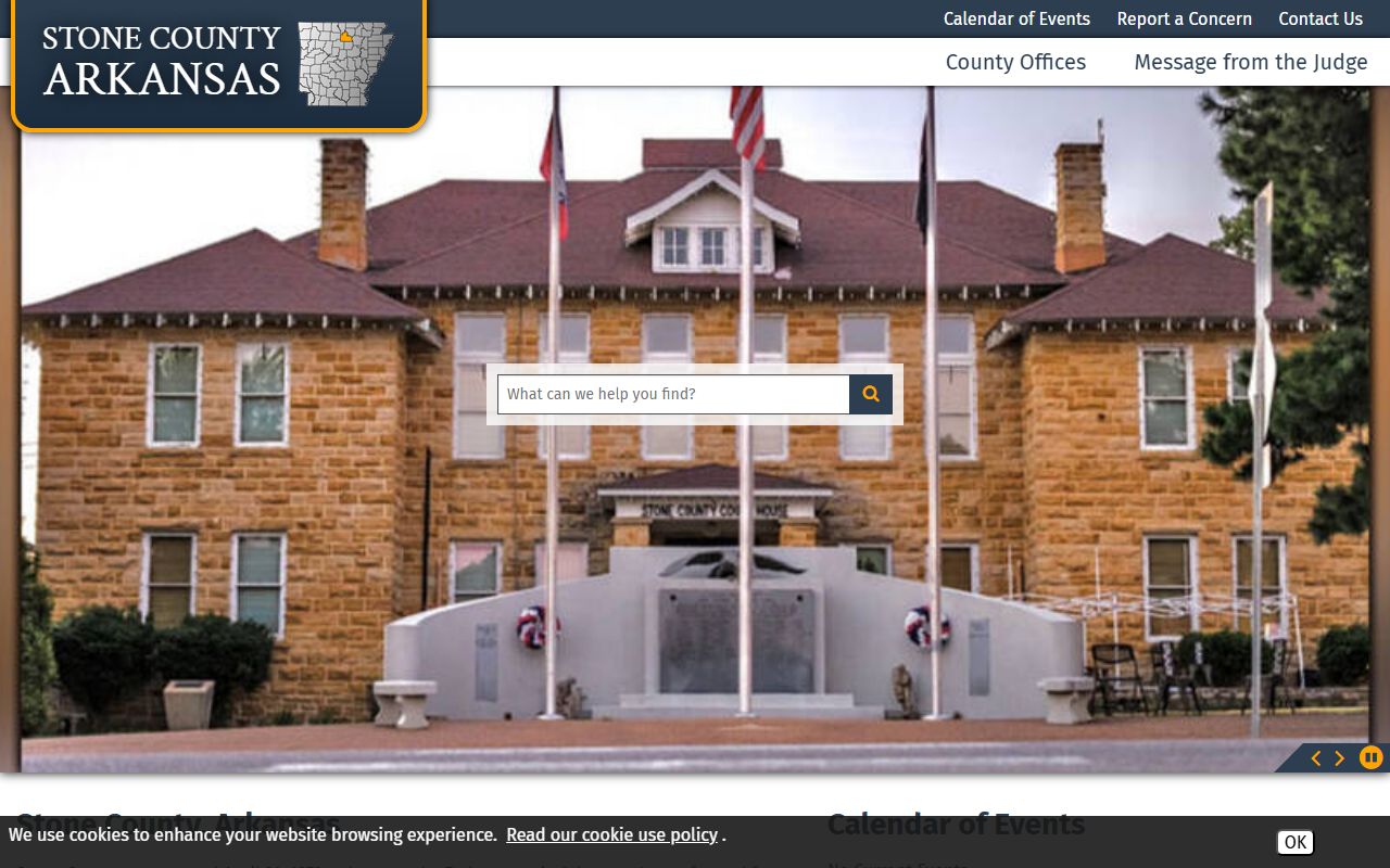 Stone County government website sex offender registry Arkansas