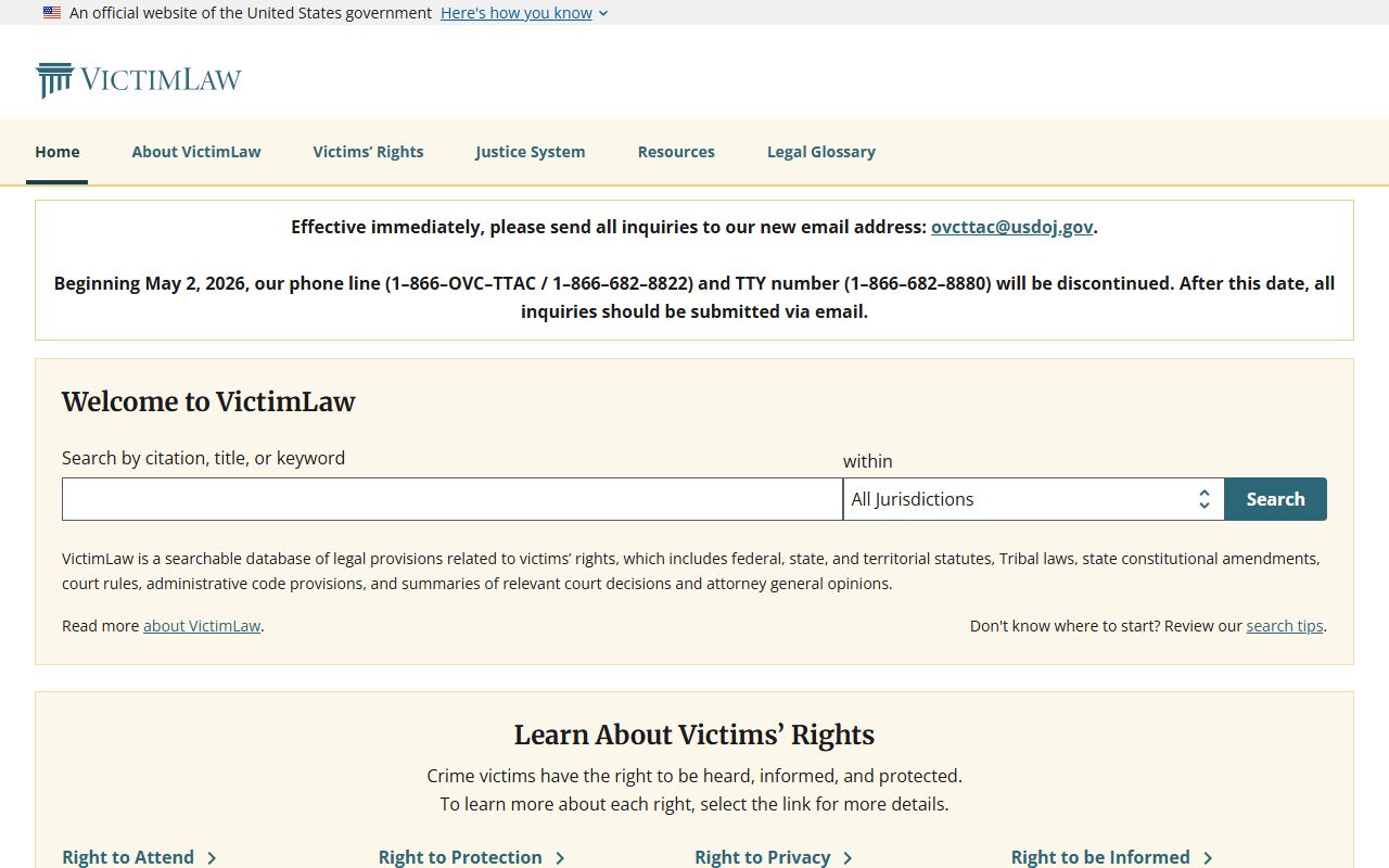 Arkansas sex offender registry VictimLaw compliance information